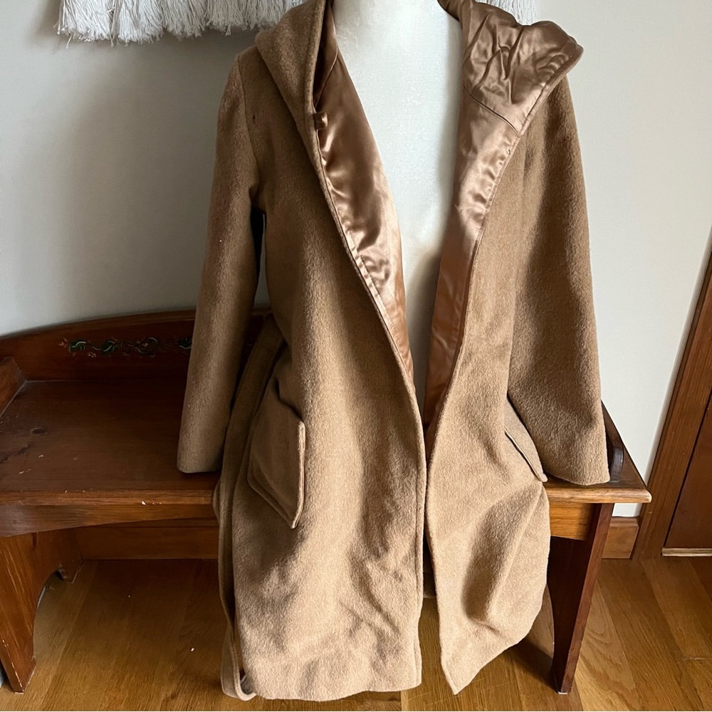 Camel dress coat